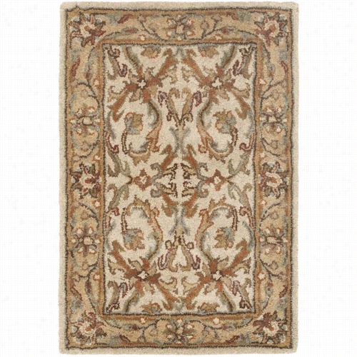 Safavieh Hg967a Heritage Wool Hand Tufted Beige/gol Rug