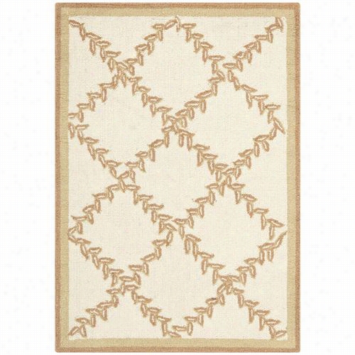 Safavieh Hk230c Chelsea Wool Hand Hooekd Ivory/camel Rug