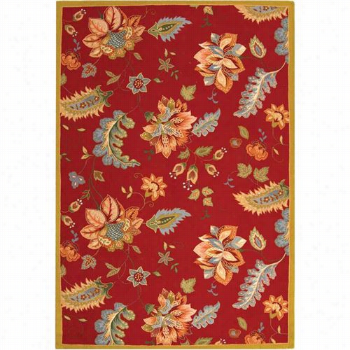 Safavieh  Hk306c C Helsea Wool Hand Hooked Red  Rug