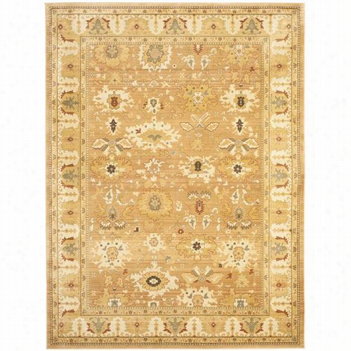 Safavihe Hlm17412420 Heeirloom Polypropylene Machine Made Light Brown/gold Rug