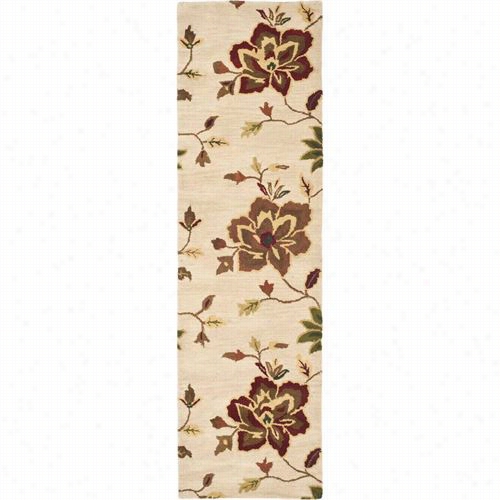 Safavieh Jar811a Jardin Woool Hannd Tufted Ivory/multi Rug