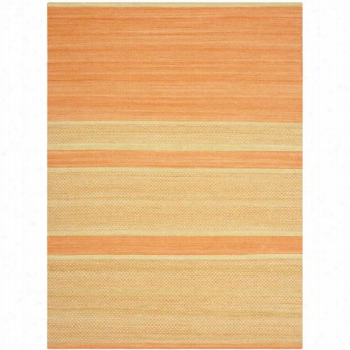 Safavieh Klm952d Kilim Fl Atweave Wool Cotton Hand Woven Flat Weave Orange/lime Rug