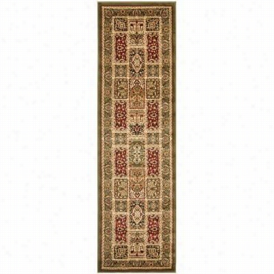 Safavieh Lnh27a L Ynduhrst Polypropylene Machine Made Green/green Area Rug