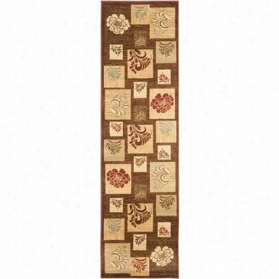 Safavieh Lnh554-2591 Lyndhurst Polypropylene Machine Made Brownumlti Area Rug