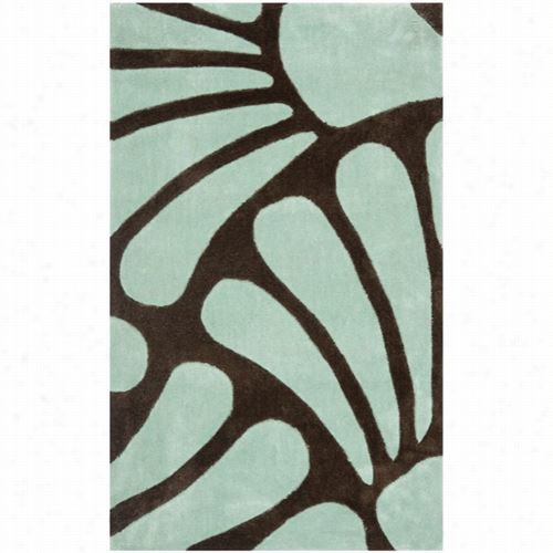 Safavieh Mda613a Modern Art Polyester Hand Tufted Brown/bluearea Rug