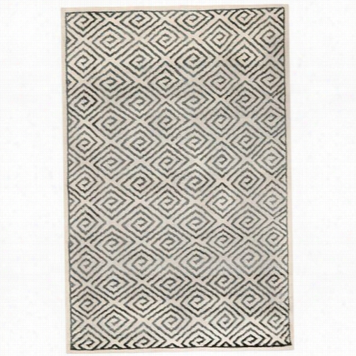 Safavieh Mos158a-5 Mosaic Wool And Viscose Hand Knotted Beige/grey Rug