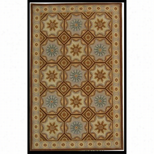 Safavieh Na513a Naples Wool Hand Tufted Ivory / Brown Area Rug