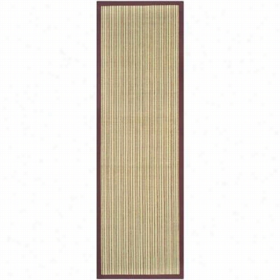 Safavieh Nf442 C Natural Fiber Sisal Power Loomed Blue/purple Area Rug