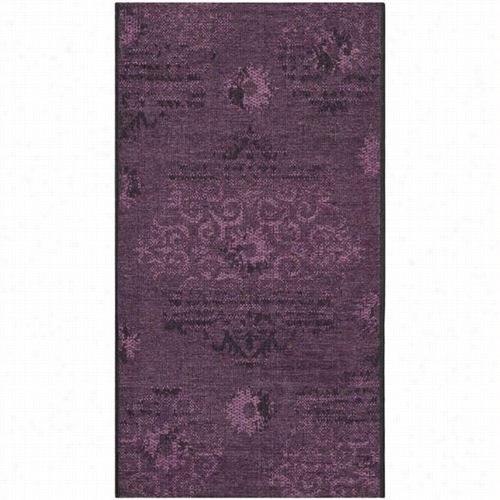 Safavieh Pal129-56c7-27 Plaazzo Polyproopylene Power Loomed Black/purple Area Rug