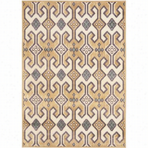 Safavieh Par152-540 Paradise Viscose Pil E Powed Loomed Gold/multi Area  Rug