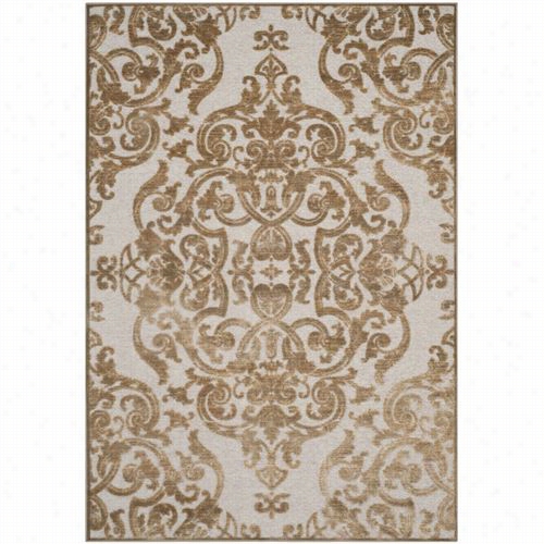 Safavie H Par348-3110 Paradise Viscose Pile Power Loomed Mouse Area Rug