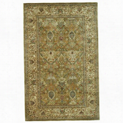 Safavieh Pl519a Ppersian Legend Wool Hand Tufted L Ight Green / Beige Area Rug