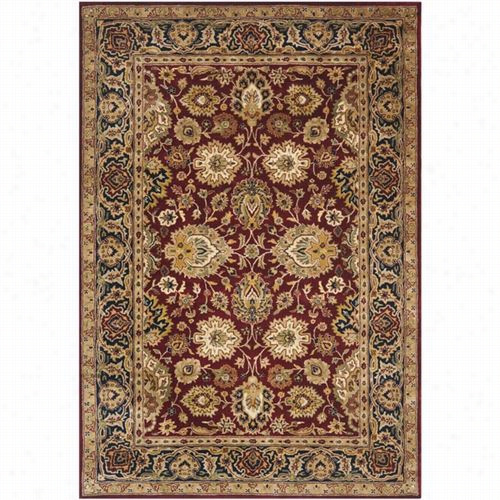 Safavieh Pl539b Persian Legend Wool Hand Tufted Rust/navy Area Rug