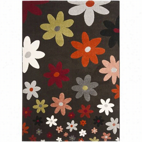 Safavieh Prl3 703c Porcello Polypropelene Pile Power Loomed Brown/multi Rug