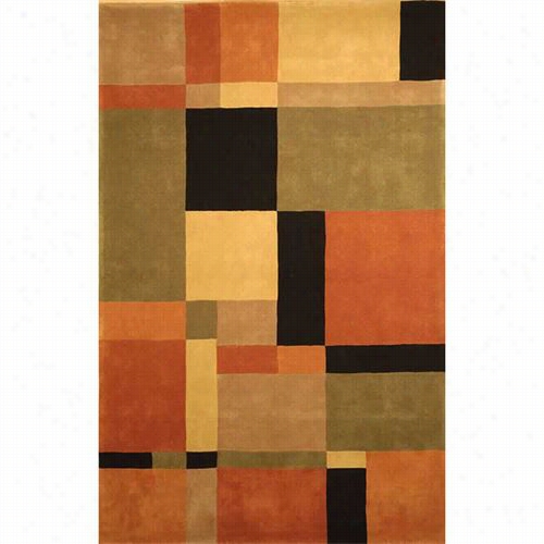 Safavieh Rd862a Rodeo Drive Wool Hand Tufted Rust Rug