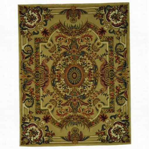 Safavieh Sav202a-210 Savonner Ie Wool Hand Tufted Sage/beige Rug