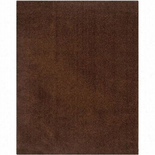 Safavieh Sgal19a Athens Shag Polypropy Lene Pwer Loome Brown Rug