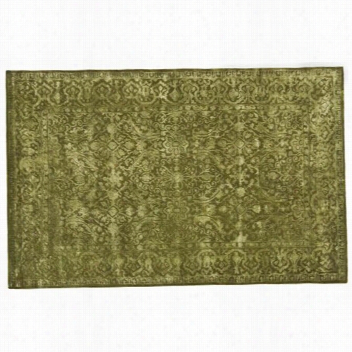 Safavieeh Skr213d Silk Road Wool And Isose Hand Tufted Sage/sage Rug