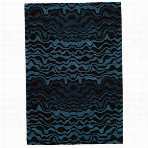 Safavieh Soh417b Soho Wool Hand Tuted Bluebrown Rug