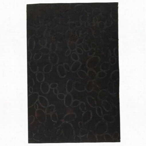 Safavieh Soh515b Soho Wool Hand Tufted Black Rug