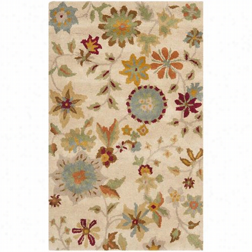 Safavieh Soh702 A Soho Wool Hnd Tfuted Ivory/sage Rug