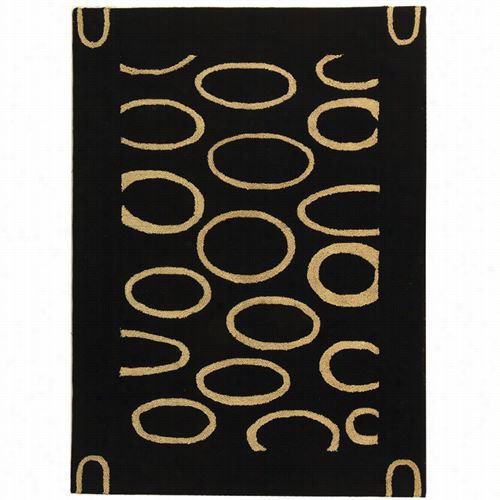 Safavieh Soh714a Soho Wool Hand Tufted Black/ivory Rug