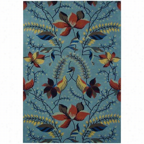 Safavieh Soh771a Soho Wwool  Hand Tufted Blue/multi Rug