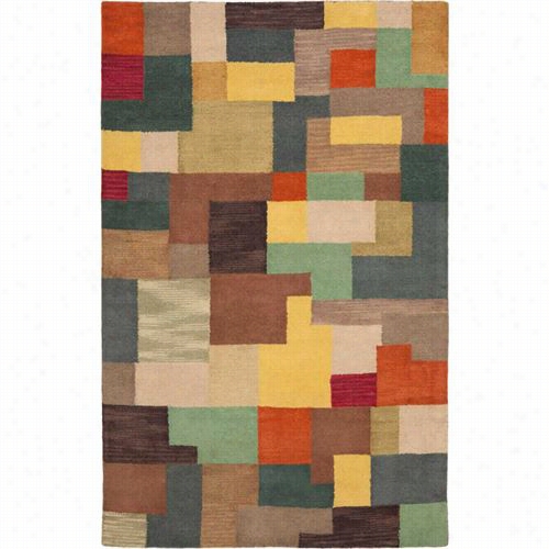 Safavieh Soh923a Soho Wool Hand Tfted Multi Rug