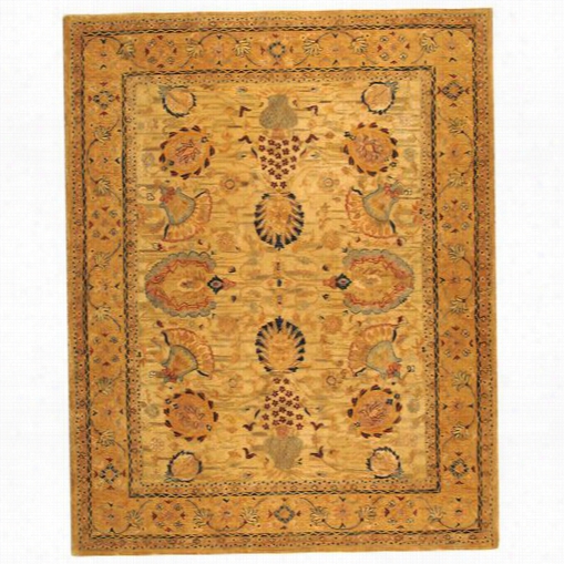 Safavieh  Tjm109b Ttaj Mahal Wool Han D Tufted Ivory / Taupe Arae Rug