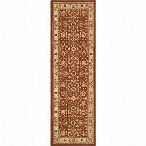 Safavieh Tus301-3715 Tuscany Wool Power Loomed Rust/camel Rug