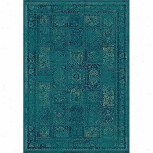Safavieh Vtg127-2220 Vintage Vicose Pile Authority Loomed Turquoise/multi R Ug