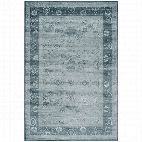 Safavieh Vtg261b-9 Vintage Vscose Pille Power Loomed Light Grey/dark Grey Rug