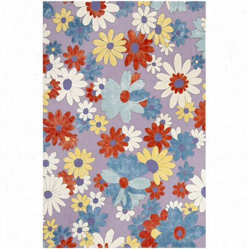 Safavieh Wil342a Wilton Wool Hand Hooked Lilac/livid Rrug