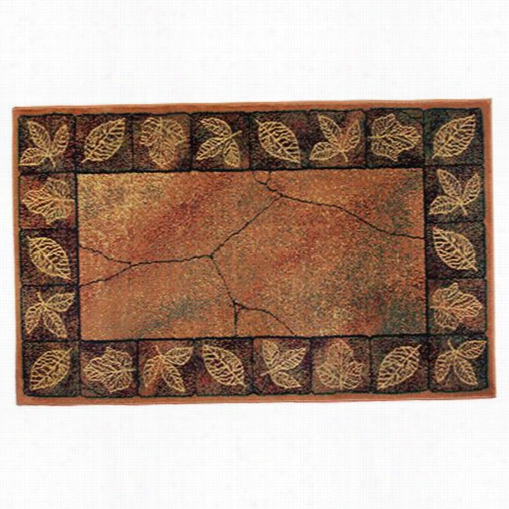 Goods Of The Woods 11025 Leaf Rectangular Rug