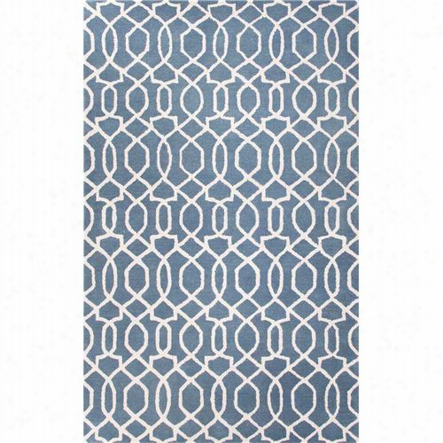 Jaipur Rug1 Cityh Snd-tufted Texturwd Wool Blue/ivory Aegean Bl Ue Area Rug