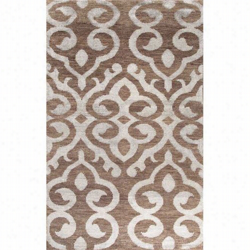 Jaipur Rug1 Heritage Hand-knotted Soft Hand Wool/art Silk Brown/gray Area Rug