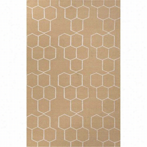 Jaipur Rug1 Maro Flat-weavee Geome Tric Pattwrn Wool Taupe/ivory White Area Rug