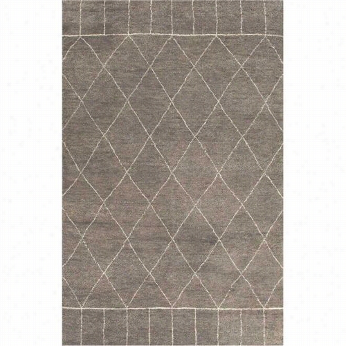 Jaipur Rug1 Nostalgia Hand-knotted M Oroccan Pattern  Wool Gray/ivory Charcoal Slate Area Rug