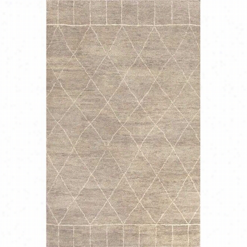 Jaipur Rug1  Nostalgia Hand-knotted Moroccan Pattern Wool Gray/ivory Classic Gray Yard Rug