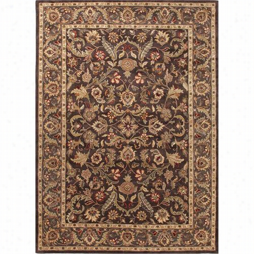 Jaipur Rugg1 Poeme Hand-tufted Oriental Pattern Wool Brown/tan Area Rug