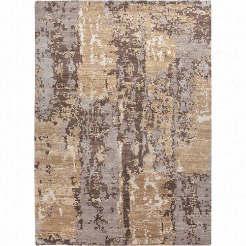 Jaipur Rug10103  Connextion By Jenny Jones-global Hand-knotted Abstract Pattern Woo L Taupe/gray Area Rug