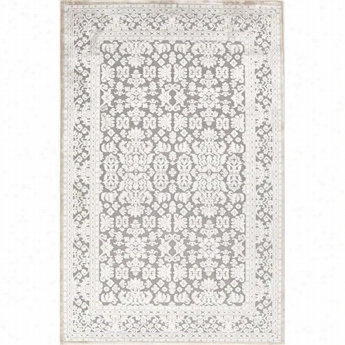 Jaipur Rug10156 Fables Machine Made Orie Ntal Pattern Art Sikl/chenillee Gray/ivory Rea Rug