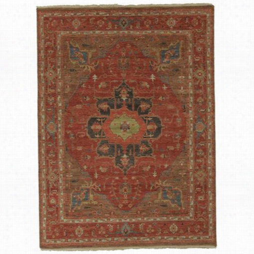 Jaipur Rug10427 Uptown Raymond Hand-knotted Oriental Pattern Wool Red/blue Area Rug