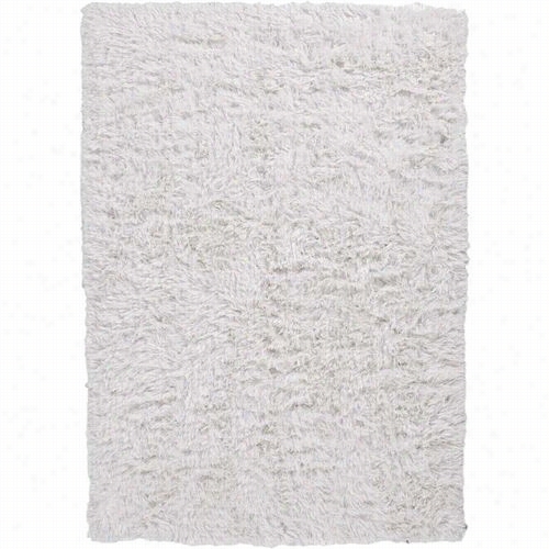 Jaipur Rug1043 Verwe Sshag Solid Pattern Polyester Ivory/white  Area Rug