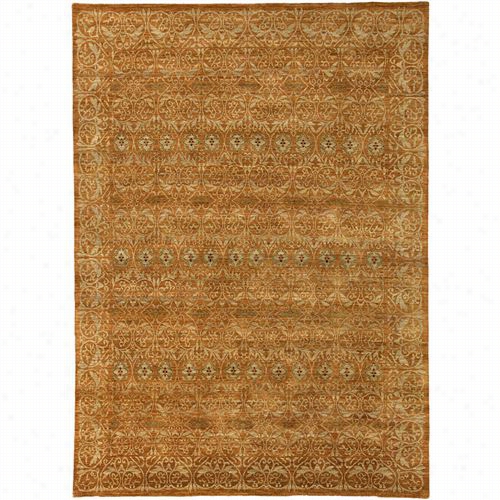 Jaipur Rug10438 Vestiges Hand-knotted Abstract Pattern Wool Oorange/taupe Area Rug