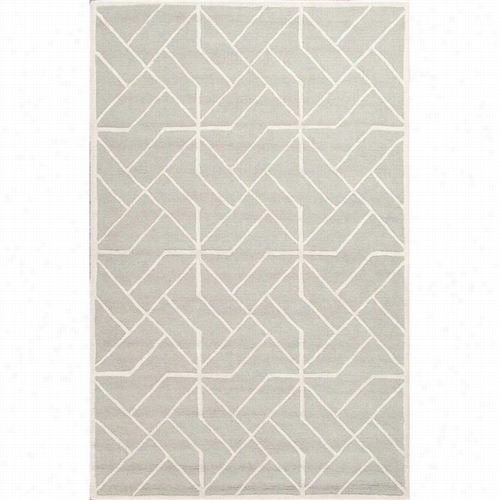 Jaipur Rug11 Lounge Hand-tufted Looped And Cut Wool Gray/ivory Flax/cream Area Rug