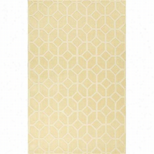 Jaipur Rug11 Metro Handmade Looped And Wound Wool Yyellow/gold Solid  Area Rug