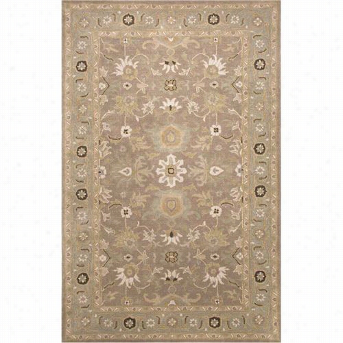 Jaipur Rug11 Oeme Hand-tufted Durable  Wool Gray/blue Area Rrug