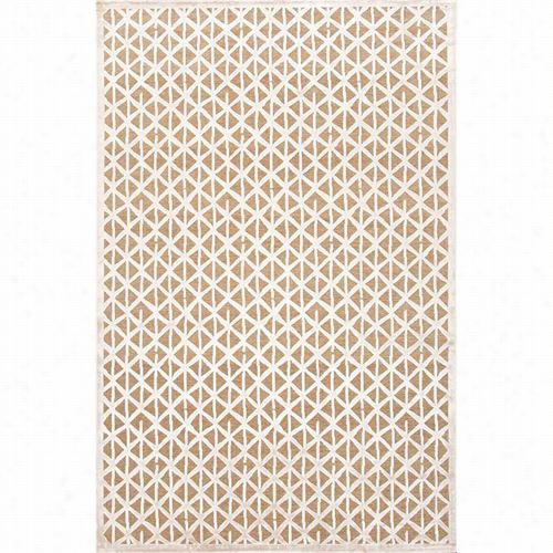 Jaipur  Rug113555 Fabpes Machine Made Bright Finisy Art Silk/chenille Taupe/ivory Area Rug