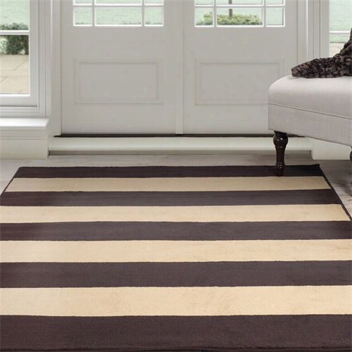 Lavish Home 62-20400a-24 Autumn Stripes Area Rug